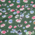 Rayon Fabric Dark Small Floral Flower Thin And Light DIY Handmade Pajamas Summer Clothes By Half Meter