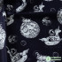 Astronaut Cotton Handmade DIY Digital Printing Fabric Cartoon Black White Sewing Clothing  Dresses By Meters