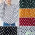 dia. 3cm Polka Dots Chiffon Fabric Summer Women Dress Making 150cm Wide Sold By Meter