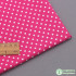 Polka Dot Cotton Fabric Printed Poplin Handmade DIY 3.5mm 2mm Dots for Sewing Per Half Meter