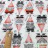 Christmas Decoration Fabric for Sew DIY Handmade Snowman Doll Tree Elk Santa Claus by Half Meter