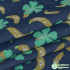 Summer Thin Non Elastic Blended Printed Denim Fabric for Quilting Sewing Clothes Skirt per Half Meter