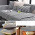 Houndstooth Fabric Cotton Linen Sofa Cloth Table Polyester Furniture Decoration by Half Meter