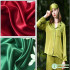 Matte Satin Fabric Solid Color For Quilting Clothes Lining Dress Pajamas DIY Handmade Per Meters