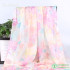 30D Thin Transparent French Georgette Chiffon Fabric Gradient for Quilting Summer Dress Smooth By Meters