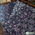 Morris Fabric Dark Colored Flowers Cotton Digital Printing for Sewing Clothes Bags DIY Handmade by Half Meter