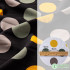 Polka Dot Chiffon Fabric Opaque Printed Color Big Dots for Sewing Summer Clothes By Meters