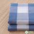 Plaid Fabric Dyed Linen Solid Color for Sewing Pillow Sofa Tablecloth Black and White Grid by Meters