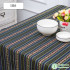 Thicken Cotton Linen Bohemian  Yarn Dyed Upholstery Fabric for Curtain Safa Home Textile 100x150cm