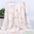 50D Transparent Floral Printed BOHO Chiffon Fabric For Sewing Summer Dresses BY Meters