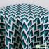 Geometric Canvas Fabric Stripes Triangle Polyester for Tablecloths Curtains Pillows Handmade DIY per Meters
