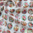 Vintage Cotton Fabric Plants and Flowers Digital Printing for Sewing DIY Handmade Patchwork Supplies Accessories Per Meters