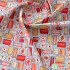 Cotton Fabric Sewing Machine Home Floral Dots Digital Printed DIY Handmade by Half Meter