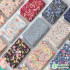Colorful Small Floral Printed Cotton Poplin Fabric for Dress DIY Sewing Clothes Patchwork 50x140cm