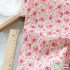 Per Half Meter Red Flower Cotton Printed Fabric Digital Printing Dots for Sewing Dresses Patchwork