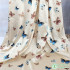 1 meter butterfly Imitated Silk Glossy Satin Fabric slippy Charmeuse Bridal Women Dress Making Summer Material