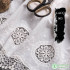 White Skirt Rim Water Soluble Cotton Lace Fabric for Dresses Quilting 50x128cm