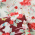 Cotton Rabbit Fabric 100% Cartoon Handmade Clothing Red Chinese Style for Sewing by Half Meter