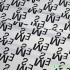 Viscose Fabric Alphabet Graffiti Stripes Houndstooth Kanji Black and White Rayon for Sewing Clothes by Half Meter