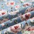 Daisy Rayon Fabric Floral Flower Ethnic Breathable Thin Light Sewing Summer Clothes per Half Meter