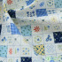 Small Plaid Fabric Patchwork Sewing DIY Handmade Cotton Digital Printing per Half Meter