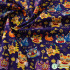 Cotton Fabric Tiger Purple Yellow Red Chinese Style New Year Cloth for DIY Handmade By Half Meter