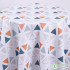Geometric Canvas Fabric Stripes Triangle Polyester for Tablecloths Curtains Pillows Handmade DIY per Meters