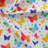 Cat Butterfly Heart Pure Cotton Digital Printing Fabric Colorful for Sewing DIY Handmade by Half Meter