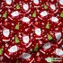 Christmas Decoration Fabric Twill Cotton Santa Claus Tree for Sewing Children clothing Bedding Cloth By Half Meter