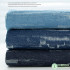 Pure Cotton Jacquard Denim Fabric Thicken For Sewing Tote Bag Jacket Skirt Pants Shirt By Half Meter