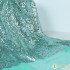 Sparkly Embroidered Sequin Fabric Material Gold Silver Shiny Fabric Wedding Clothing Party Events Table Covers Decor by Yard