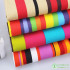 Thick Cotton Stripe Flowers Floral Printed Canvas Fabric for Tablecloths Sofa Shoes Curtain Home Decor By the Half Meter