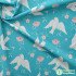 Cotton Pigeon Fabric 8A Canvas Bird Lattice Printed for Handbags DIY Handmade per Half Meter
