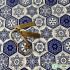 Mandala Cotton Fabric Digital Printed Bohemian Style for Sewing Clothes Bags DIY Handmade by Half Meter