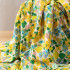 Chiffon Fabric Bubble Wrinkle Printed Floral for Sewing Maxi Dress Thin Summer Cloth by Meters