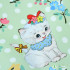 Cats Cotton Fabric Printed Thicken Twill Cartoon for Sewing DIY Handmade Clothing By Half Meter