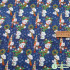 Christmas Decoration Fabric Printing Cartoon Santa Claus Elk Sleigh DIY Handmade Xmas Cloth By Half Meter