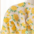 Chiffon Fabric Bubble Wrinkle Printed Floral for Sewing Maxi Dress Thin Summer Cloth by Meters
