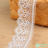 White Lace Fabric Ribbon Wedding for Dresses Macrame 3D Flower Vintage Bridal Lot By Meters