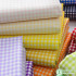 4mm Plaid Fabric Cotton Digital Printing Handmade DIY Clothing Cloth for Sewing by Half Meter