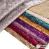 High Quality 3D Embossed Velvet Upholstery Fabric Solid Color for Home Decoration Accessories
