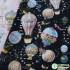 Hot Air Balloon Digital Printing Cotton Fabric For Sewing Clothes Dresses Bedding DIY Handmade By Meters