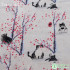 Japanese Style Cotton Cloth Children Handmade BJD Baby Clothing Digital Printing Fabric By Half Meter