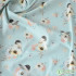 Soft Thin Country Style Flowers Fabric Muslin Digital Printing for Sewing Clothes Dresses Shirt Overalls Per Half Meter