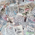 Vintage Cotton Fabric Plants and Flowers Digital Printing for Sewing DIY Handmade Patchwork Supplies Accessories Per Meters