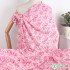 Korean Silk Bronzed Fabric Floral Printed Chiffon For Sewing Clothes Summer Dress By The Meter