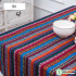 Thicken Cotton Linen Bohemian  Yarn Dyed Upholstery Fabric for Curtain Safa Home Textile 100x150cm