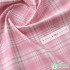 Pink Plaid Fabric Pure Cotton Digital Printing for Sewing Children Clothes Dress Patchwork per Half Meter