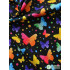 Cat Butterfly Heart Pure Cotton Digital Printing Fabric Colorful for Sewing DIY Handmade by Half Meter