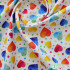Cat Butterfly Heart Pure Cotton Digital Printing Fabric Colorful for Sewing DIY Handmade by Half Meter